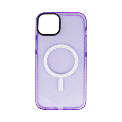 Vivid Magsafe Silicone Case Apple iPhone 15 Plus Purple