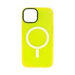 Vivid Magsafe Silicone Case Apple iPhone 13 Yellow