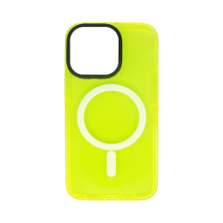 Vivid Magsafe Silicone Case Apple iPhone 13 Pro Yellow