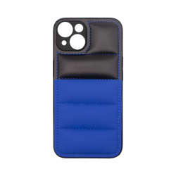 Vivid Puffer Back Cover Apple iPhone 14 Blue/Black