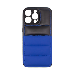 Vivid Puffer Back Cover Apple iPhone 15 Pro Blue/Black