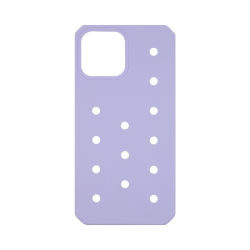 Vivid Silicone Pins Case Apple iPhone 15 Pro Purple