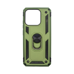 Vivid Ring Rugged Armor Case Xiaomi Redmi 12C Green