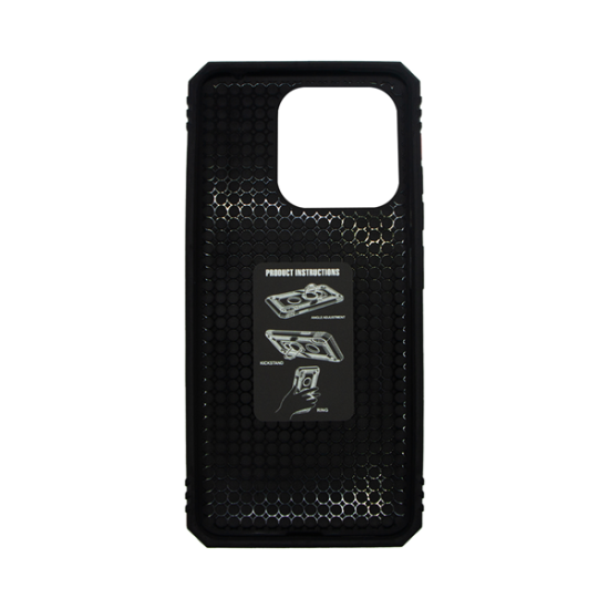 Vivid Ring Rugged Armor Case Redmi Note 13 5G Red