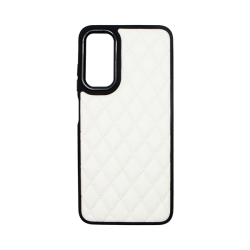 Vivid Diamond Shape PU Leather Case Samsung Galaxy A05s White