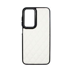 Vivid Diamond Shape PU Leather Case Samsung Galaxy A25 5G White