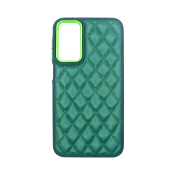Vivid Diamond Shape PU Leather Case Samsung Galaxy A15 4G/5G Green