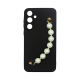 Vivid Silicone Case Pearl Chain Samsung Galaxy A14 4G/5G Black