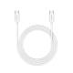Riversong Cable Type-C to Type-C 3A 60W Lotus 08 1m White Riversong Cable Type-C to Type-C 3A 60W Lotus 08 1m White