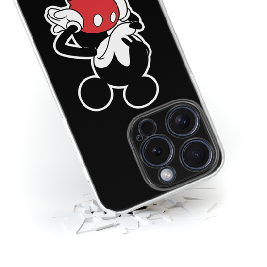 Disney Case Apple iPhone 15 Pro Mickey Full Print Angry Black Disney Case Apple iPhone 15 Pro Mickey Full Print Angry Black