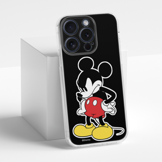 Disney Case Apple iPhone 15 Pro Mickey Full Print Angry Black Disney Case Apple iPhone 15 Pro Mickey Full Print Angry Black