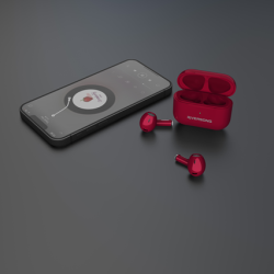 Riversong True Wireless Earbuds Air Mini Pro Red Magenta
