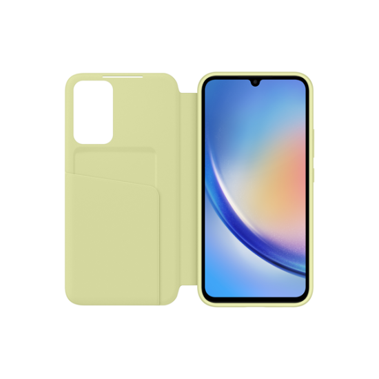 Samsung S View Wallet Cover Galaxy A34 Lime Samsung S View Wallet Cover Galaxy A34 Lime