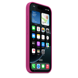 Apple iPhone 16 Pro Silicone Case with MagSafe Fuchsia