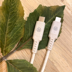 Uunique Eco Friendly USB C to USB C Cable White