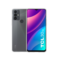 Vivid Set TPU Case + Tempered Glass TCL 30SE/306 Transparent