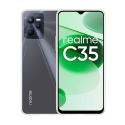 Vivid Set TPU Case + Tempered Glass Realme C35 Transparent
