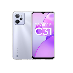 Vivid Set TPU Case + Tempered Glass Realme C31 Transparent