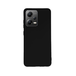 Vivid Set Silicone Matte Case + Tempered Glass Poco X5/Note 12 5G Black