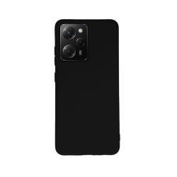 Vivid Set Silicone Matte Case + Tempered Glass Poco X5 Pro/Note 12 Pro 5G Black