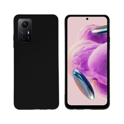 Vivid Set Silicone Matte Case + Tempered Xiaomi Redmi Note 12S Black