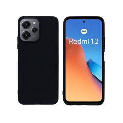 Vivid Set Silicone Matte Case + Tempered Xiaomi Redmi 12 Black