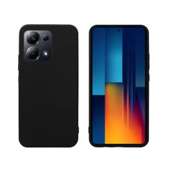 Vivid Set Matte Case Black + Tempered Glass Poco M6 Pro/Note 13 Pro 4G