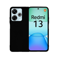 Vivid Set Matte Case Black + Full Face Tempered Glass Redmi 13 4G Black