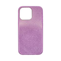 Vivid Glitter Shine Plastic Hard Case Apple iPhone 15 Pro Max Purple