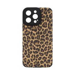 Vivid Silicone Case Apple iPhone 15 Pro Max Leopard Yellow