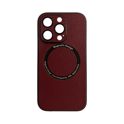 Vivid Magsafe Leather Case Apple iPhone 14 Pro Max Purple