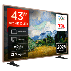 TCL 43A400 Pro ART 4K QLED TV (2026)