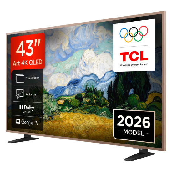 TCL 43A400 Pro ART 4K QLED TV (2026)
