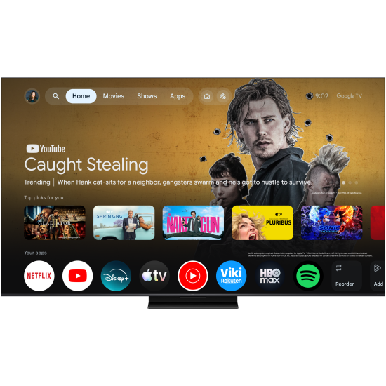TCL 55C7L 4K Premium SQD-Mini LED TV (2026)