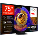TCL 75C7L 4K Premium SQD-Mini LED TV (2026)