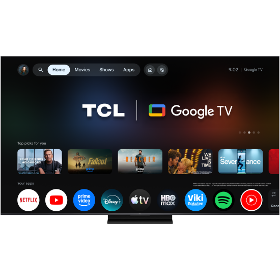 TCL 75C7L 4K Premium SQD-Mini LED TV (2026)