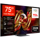 TCL 75C8L 4K Premium SQD-Mini LED TV (2026)
