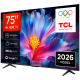 TCL 75P6L 4K SMART TV (2026)