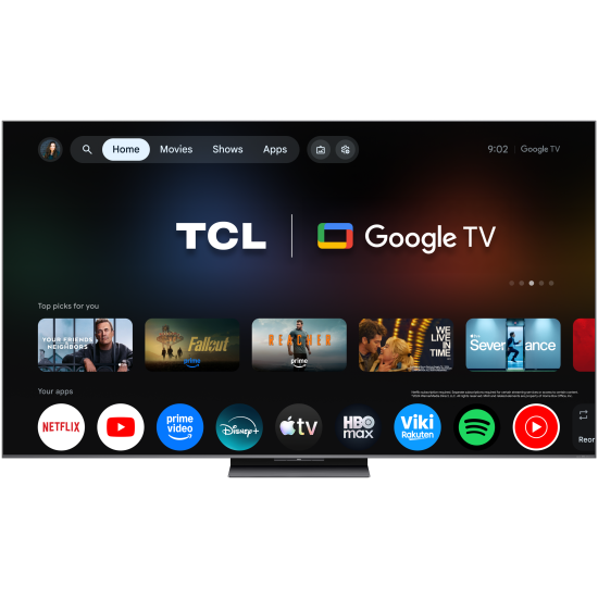 TCL 85C8L 4K Premium SQD-Mini LED TV (2026)