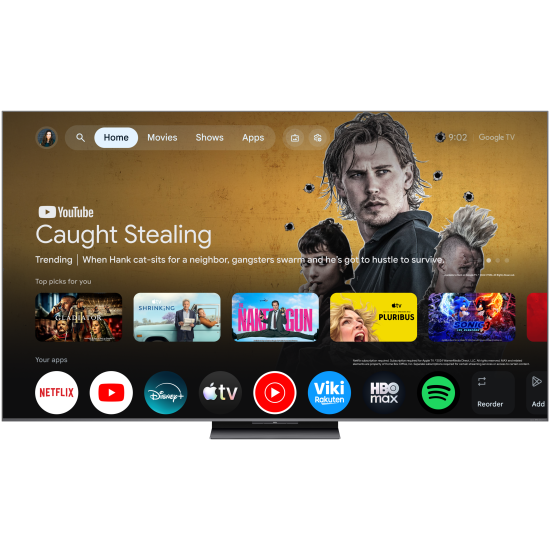 TCL 85C8L 4K Premium SQD-Mini LED TV (2026)