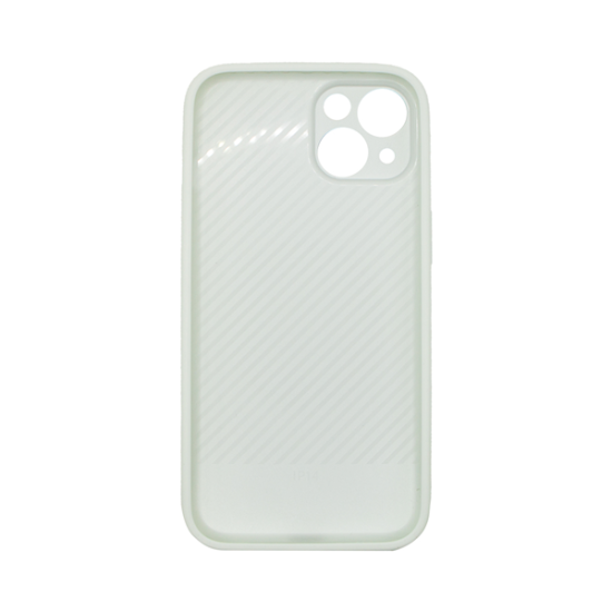 Vivid Diamond Shape PU Leather Case Apple iPhone 14 White