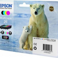 Ink Epson T261640 Multipack 4 Ink Polar Bear