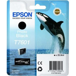Ink Epson T7601 C13T76014010 Ultrachrome HD Photo Black - 26ml
