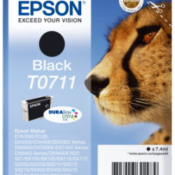 Ink Epson T0711 C13T07114020 Ultra Black - 7,4ml - 245Pgs