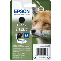 Ink Epson T12814011 Black with pigment ink new series Fox-Size M