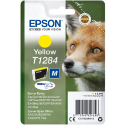 Ink Epson T12844011 Yellow with pigment ink new series Fox-Size M
