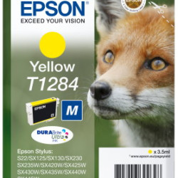 Ink Epson T12844011 Yellow with pigment ink new series Fox-Size M