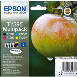 Ink Epson T12954010 MultiPack - 4Cartridges with pigment ink new series Apple -Size L