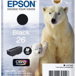 Ink Epson T260140 Black with pigment ink