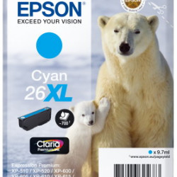 Ink Epson T263240 XL Cyan with pigment ink